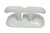 Aluminum Flip-Up Dock Cleat, 8 Inch White