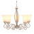 Chandelier in Brushed Nickel Finish