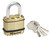 Magnum<sup>®</sup> Brass Padlock With 1 Inch  Shackle