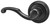 Weiser Maya Passage Lever, Rustic Pewter Finish