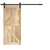 Country Maple K Door Antique Bronze Bent Strap