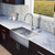 Stainless Steel All in One Farmhouse Kitchen Sink and Faucet Set 33 Inch