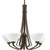 Rave Collection Forged Bronze 5-light Chandelier