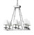 24  Inches Chandelier, Antique Pewter Finish