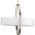 Cuddle Collection Brushed Nickel 2-light Fluorescent Pendant