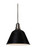 Black Matt 14 Inch Dome Pendant