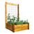 Raised Garden Bed with Trellis Kit Safe Finish 48x48x80 - 15"D