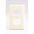 1 Gang Duplex Plate - Ivory