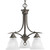 Trinity Collection Antique Bronze 3-light Chandelier