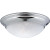 Alabaster Glass Collection Chrome 1-light Flushmount