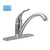 Torrance 1 Handle Kitchen Faucet - Chrome Finish