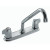 Moen II 2 handle Kitchen Faucet - Chrome Finish