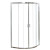 Intuition Neo-Round Frameless Clear Glass Corner Shower Door