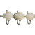 Ashbury Collection Silver Ridge 3-light Vanity Fixture