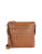 Calvin Klein Classics Pebbled Leather Crossbody - LUGGAGE