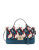 Guess Faux Snake Skin Handbag - BLUE