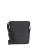 Derek Alexander Three-Quarter Flap Messenger Bag - BLACK