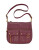 Fossil Morgan Leather Top Zip Crossbody - MAROON