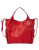 Fossil Emerson Leather Satchel - RED