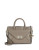 Diane Von Furstenberg Secret Agent Smooth Leather Tote - MUSHROOM