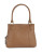 Calvin Klein Classics Pebbled Leather Satchel - LUGGAGE