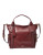 Fossil Emerson Piped Leather Satchel - MAROON