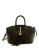 B Brian Atwood Haven Tassel Zip Leather Satchel - BLACK