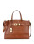 Lauren Ralph Lauren Darwin Croc-Look Leather Satchel - BOURBON