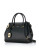 Lauren Ralph Lauren Leather Whitby Satchel - BLACK