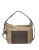 Fossil Vickery Two-Tone Leather Shoulder Bag - BROWN