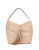 Karl Lagerfeld Tasseled Leather Hobo Bag - NUDE