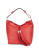 Karl Lagerfeld Tasseled Leather Hobo Bag - ROUGE