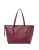 Fossil Sydney Leather Shopper - MAROON