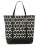 Ivanka Trump Hudson Diamond Print Tote - BLACK