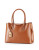 Lauren Ralph Lauren Tate Leather City Shopper - BROWN