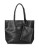 Topshop Faux Crocodile Skin Shopper Bag - BLACK