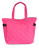 Calvin Klein Reversible Packable Nylon Tote - PINK/BLACK