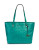 Diane Von Furstenberg Ready To Go Crocodile-Embossed Leather Tote - TEAL