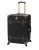 London Fog Retro Trunk 24 Inch Spinner Suitcase - BLACK - 24