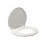 Champion Slow Close Round Front Toilet Seat with Cover in White