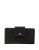 Fossil Tab Leather Snap Clutch - BLACK