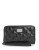 Calvin Klein Quilted Monogram Phone Wristlet - BLACK/SILVER