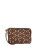 Fossil Small Zip Clutch Wristlet - CORDOVAN