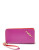 B Brian Atwood Bridget Leather Wristlet - FUCHSIA COLOURBLOCK