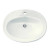 Piazza Self-Rimming Bathroom Sink in White