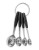 Essential Needs Four-Pack Measuring Spoons - BLACK