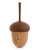 Kikkerland Acorn Tea Diffuser - BROWN