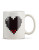 Kikkerland Pixel Heart Morph Mug - WHITE