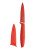 Paderno Stainless Steel Paring Knife - RED