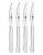 Zwilling J.A.Henckels Twin 4 Piece Stainless Steak Knives - SILVER